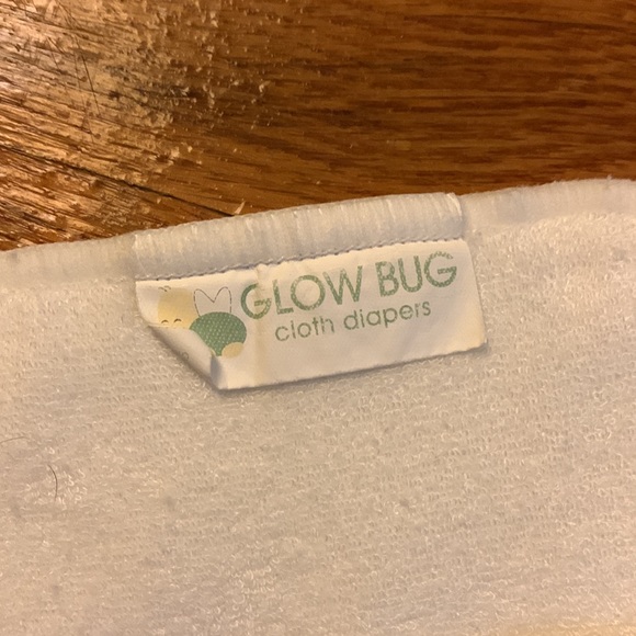 Lot of 5 Glow Bug cloth diaper inserts - Picture 2 of 3